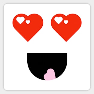 Kawaii Heart Eyes Love Sticker